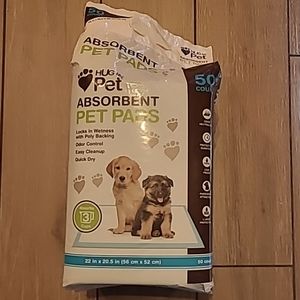 Hug My Pet Absorbent Pet Pads For Dogs 5-Layer Ultra-Absorbent Blue OPEN BOX ~48